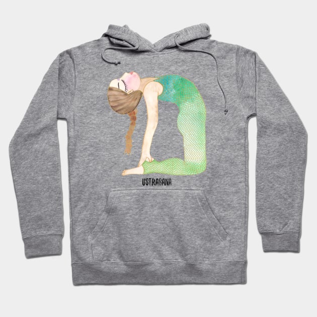 Ustrasana Hoodie by Sarito`s Ink:. 